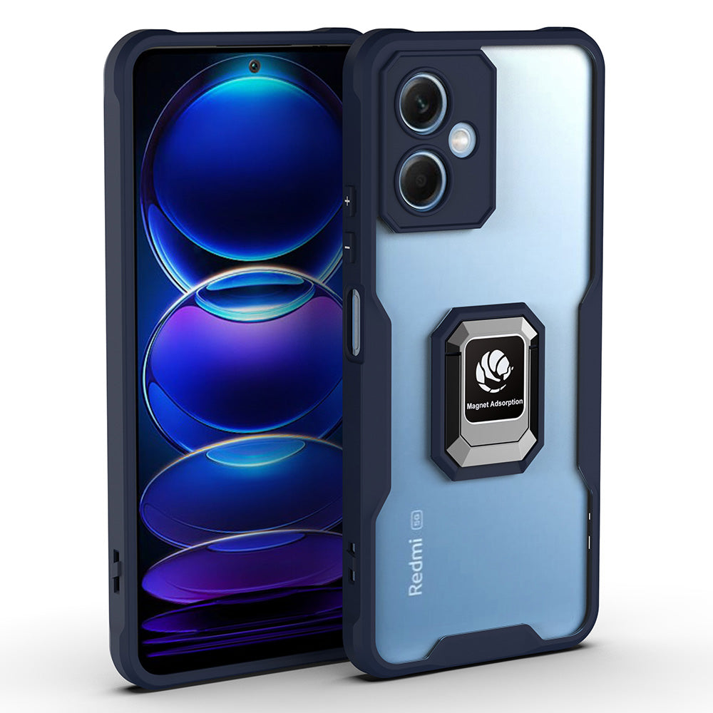 For Xiaomi Redmi Note 12 5G (China) Anti-drop Phone Cover Soft TPU Acrylic Slim Mobile Phone Case with Ring Kickstand Built-in Magnetic Metal Sheet For Xiaomi Redmi Note 12 5G (China) Anti-drop Phone Cover Soft TPU Acrylic Slim Mobile Phone Case with Ring Kickstand Built-in Magnetic Metal Sheet